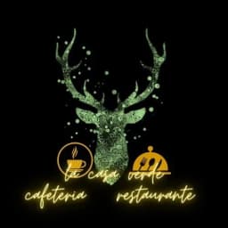 Logo de cafeteria restaurante "LA CASA VERDE"