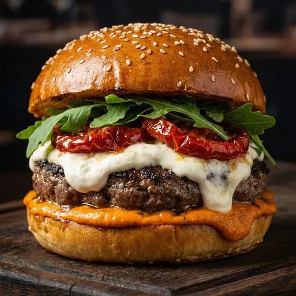 Hamburguesa Mediterránea